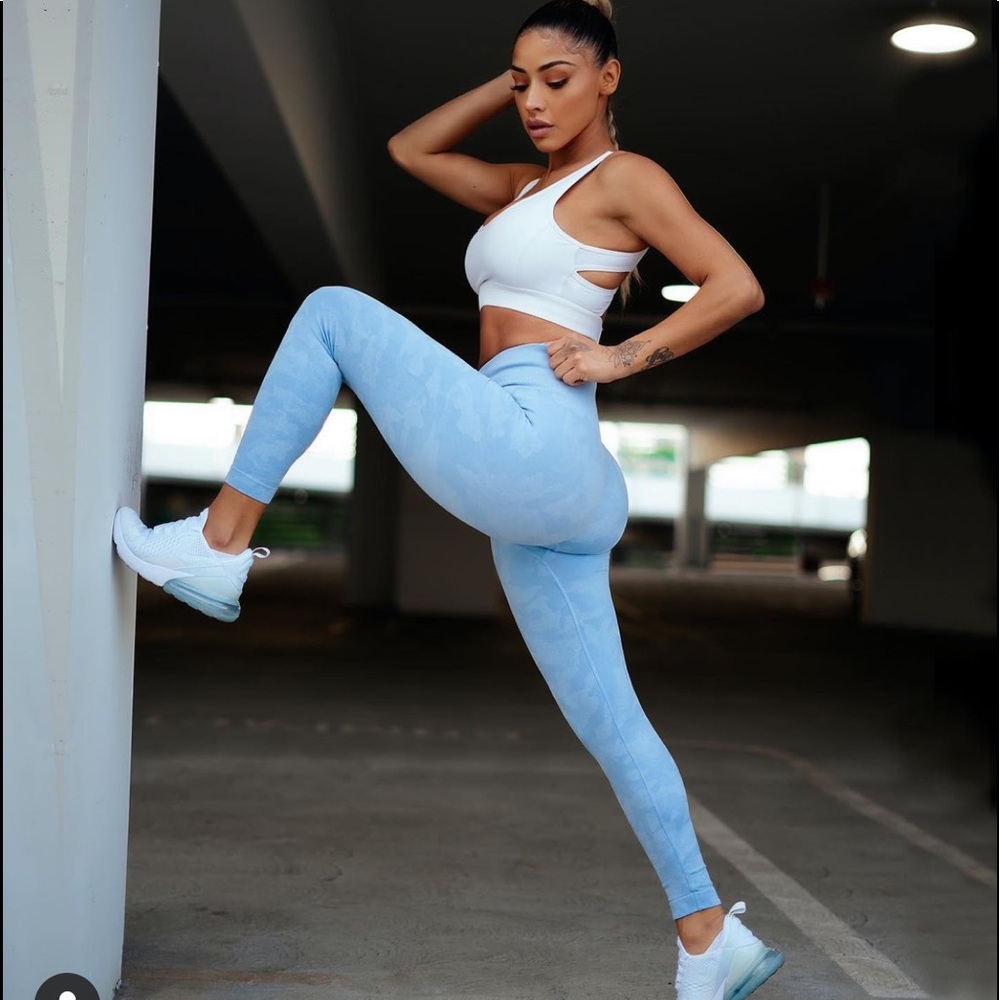 NVGTN icy blue camo seamless legging